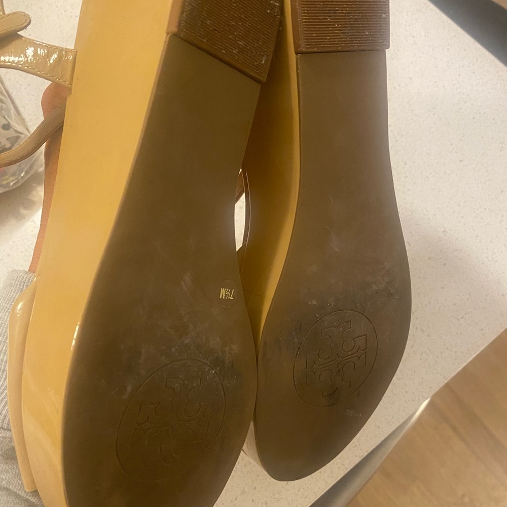 Tory Burch 7.5 nude platform sandals - Picture 4 of 4